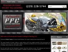 Tablet Screenshot of professionalpowdercoat.com